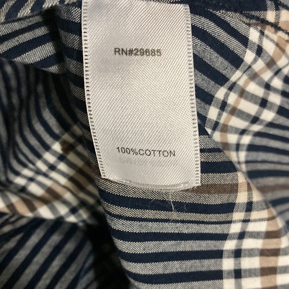 PENDLETON woolen mills plaid buttoned down shirt Size PetiteTaille 100% cotton - Picture 6 of 6